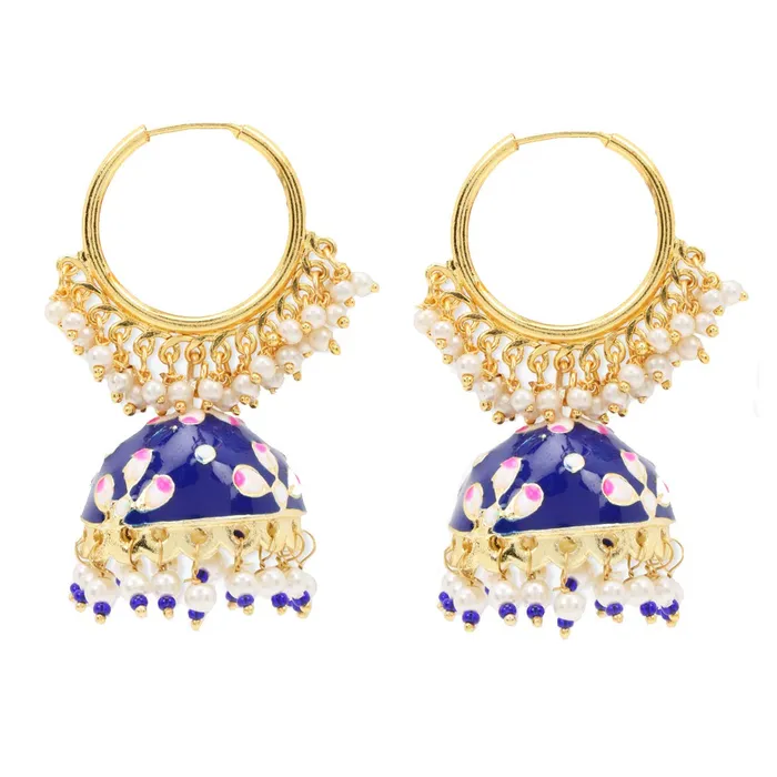 Yellow Chimes Earrings Yellow Chimes Celebrity Choice Meenakari Handcrafted Stylish 18k Gold Plated Studded Kundan Designer Meenakari Traditional JhumkaJhumki Earrings for Women and Girls Yellow Chimes Earrings Yellow Chimes Celebrity Choice Meenakari Handcrafted Stylish 18k Gold Plated Studded Kundan Designer Meenakari Traditional JhumkaJhumki Earrings for Women and Girls