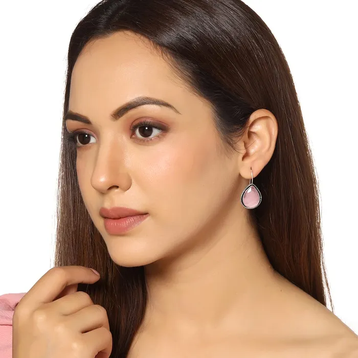 Yellow Chimes Earrings Yellow Chimes Earrings For Women Combo Pack Of 2Pairs Of Earrings Orange and Yellow Crystal Studded Tear Drop Shaped Drop Earrings For Women and Girls