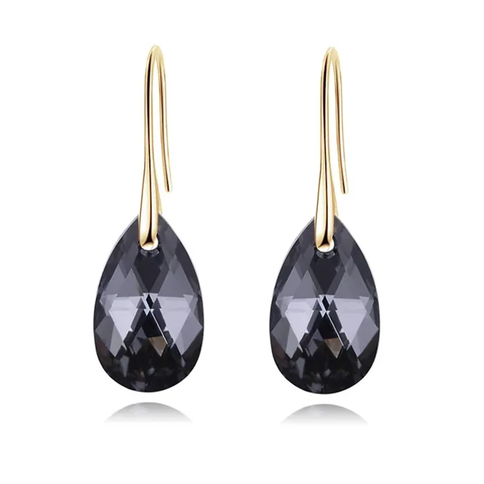 Yellow Chimes Earrings Yellow Chimes Earrings for Women Crystal from Swarovski Gold Plated Black Crystal Drop Earrings for Women and Girls Yellow Chimes Earrings Yellow Chimes Earrings for Women Crystal from Swarovski Gold Plated Black Crystal Drop Earrings for Women and Girls
