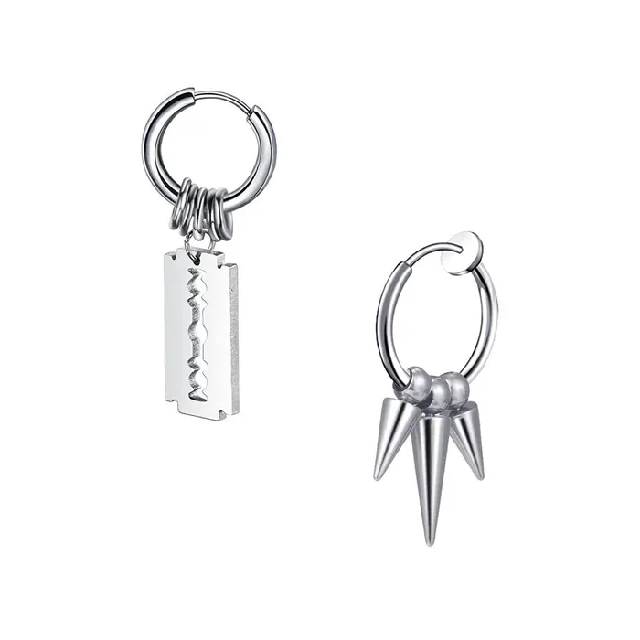 Yellow Chimes Earrings Yellow Chimes Hoop Earrings for Men Stainless Steel Combo of 2 PCs Single Side Silver Hoop Drop Earrings for Men and Boys Yellow Chimes Earrings Yellow Chimes Hoop Earrings for Men Stainless Steel Combo of 2 PCs Single Side Silver Hoop Drop Earrings for Men and Boys