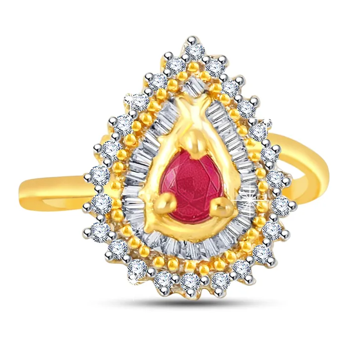 Yellow Chimes Earrings Yellow Chimes Premium A5 Grade American Diamond 18K Gold Plated Traditional Adjustable Ring for Women Girls Yellow Chimes Earrings Yellow Chimes Premium A5 Grade American Diamond 18K Gold Plated Traditional Adjustable Ring for Women Girls