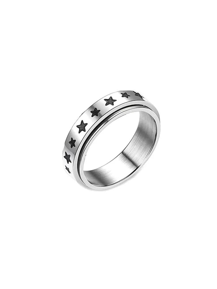 Yellow Chimes Earrings Yellow Chimes Spinner Rings Stainless Steel Stress Relieving Rotatable Spinner Ring for Women and Men Model4 Yellow Chimes Earrings Yellow Chimes Spinner Rings Stainless Steel Stress Relieving Rotatable Spinner Ring for Women and Men Model4
