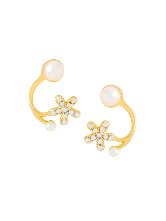 Yellow Chimes Earrings Yellow Chimes Stud Earrings for Women Fashion Golden Studs Earrings for Girls Ear Cuff Jacket Gold Plated Floral Shaped Women Earrings Chic Reverie Birthday Anniversary Gift For Girls Wife Yellow Chimes Earrings Yellow Chimes Stud Earrings for Women Fashion Golden Studs Earrings for Girls Ear Cuff Jacket Gold Plated Floral Shaped Women Earrings Chic Reverie Birthday Anniversary Gift For Girls Wife