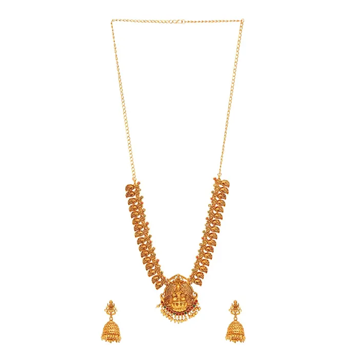 Yellow Chimes Jewellery Set for Women and Girls Gold Plated Temple Jewellery Set Traditional Accessories Jewellery for Women Birthday Gift for girls and women Anniversary Gift for Wife Yellow Chimes Bracelets