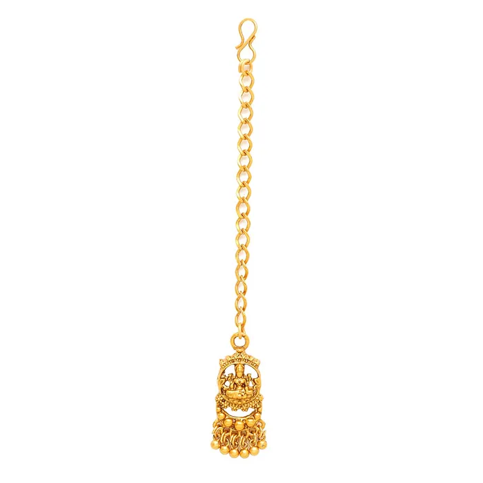 Yellow Chimes Jewellery Set for Women Gold Plated Temple Bridal Choker Necklace with Long Necklace Kamarbandh and Earrings for Womens and Girls Yellow Chimes Bracelets