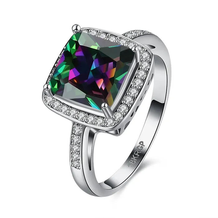 Yellow Chimes Moonlight Crystal Platinum Plated High Stylish Ring for Women Girls Yellow Chimes Rings Yellow Chimes Moonlight Crystal Platinum Plated High Stylish Ring for Women Girls Yellow Chimes Rings