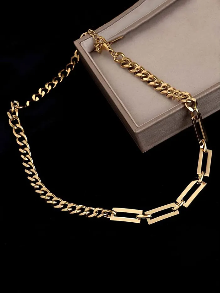 Yellow Chimes Necklace for Women and Girls Choker Chain Necklace for Women Golden Link Chain Choker Necklace for Girls Birthday Gift for girls and women Anniversary Gift for Wife Yellow Chimes Rings