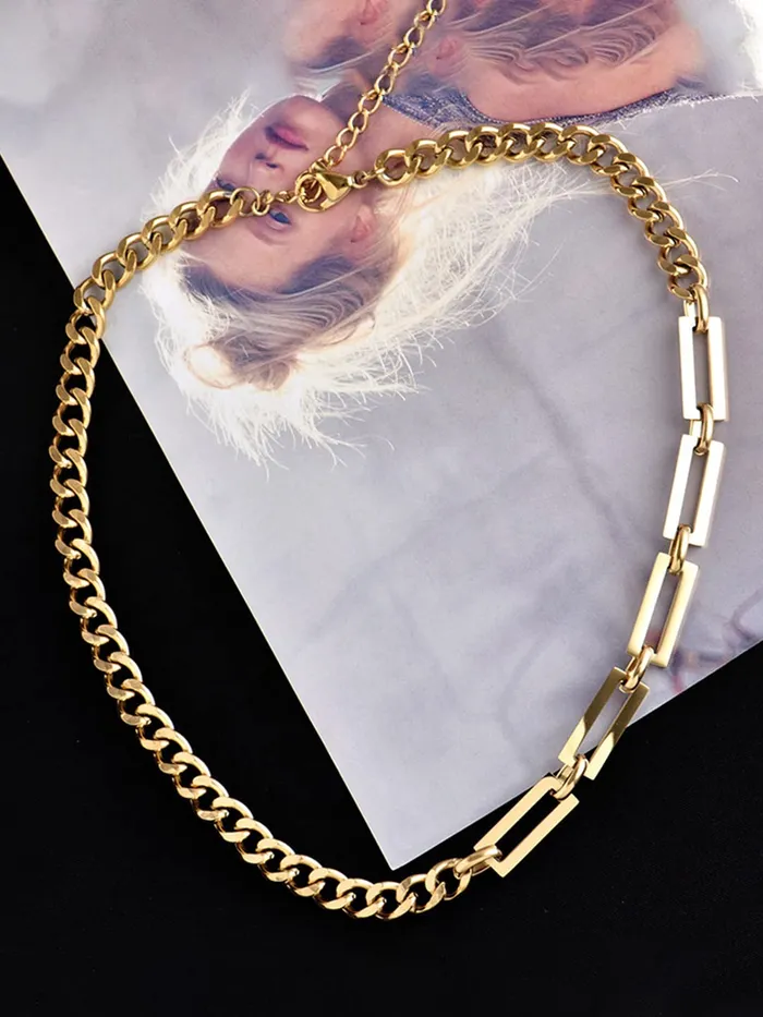 Yellow Chimes Necklace for Women and Girls Choker Chain Necklace for Women Golden Link Chain Choker Necklace for Girls Birthday Gift for girls and women Anniversary Gift for Wife Yellow Chimes Rings