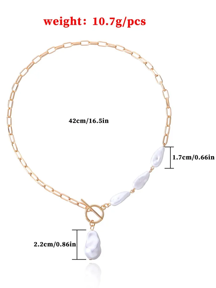 Yellow Chimes Necklace for Women and Girls Pearl Necklace for Women Gold Plated Pearl Necklace for Girls Birthday Gift for girls and women Anniversary Gift for Wife Yellow Chimes Rings