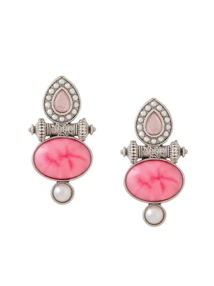 Yellow Chimes Necklaces Drop Earrings Oxidised Silver Plated with Pink Stone Lightweight 5cm x 24cm Silver Yellow Chimes Necklaces Drop Earrings Oxidised Silver Plated with Pink Stone Lightweight 5cm x 24cm Silver