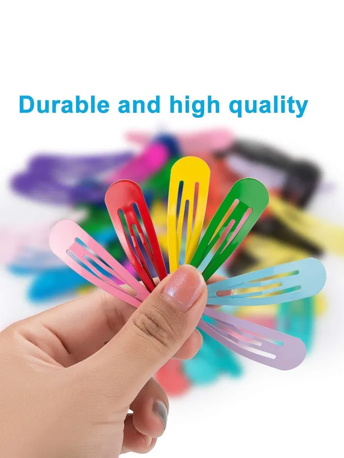 Yellow Chimes Necklaces Melbees by Yellow Chimes Hair Clips for Girls Kids Hair Clip Hair Accessories for Girls Babys 24 Pcs Multicolor Snap Hair Clips Tic Tac Clips Hairclips for kids Baby Teens Toddlers