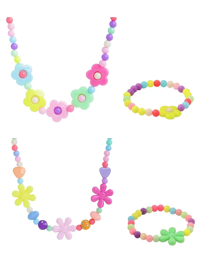 Yellow Chimes Necklaces Melbees by Yellow Chimes Jewellery Set for Girls Combo of 2 Pair Colorful Resin Beads Floral design Pendant Bracelet Set Kids Jewellery Set for Girls Yellow Chimes Necklaces Melbees by Yellow Chimes Jewellery Set for Girls Combo of 2 Pair Colorful Resin Beads Floral design Pendant Bracelet Set Kids Jewellery Set for Girls