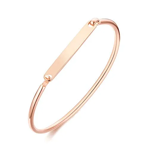Yellow Chimes Necklaces Yellow Chimes Bracelet for Women Stainless Steel Rose Gold Plated Bangle Style Kada Bracelet for Women and Girls
