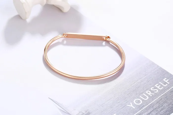 Yellow Chimes Necklaces Yellow Chimes Bracelet for Women Stainless Steel Rose Gold Plated Bangle Style Kada Bracelet for Women and Girls