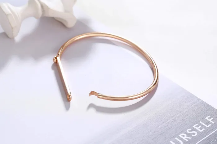 Yellow Chimes Necklaces Yellow Chimes Bracelet for Women Stainless Steel Rose Gold Plated Bangle Style Kada Bracelet for Women and Girls