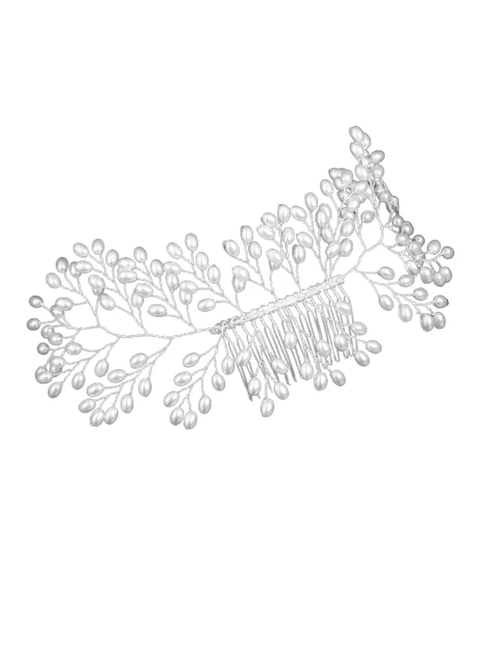 Yellow Chimes Necklaces Yellow Chimes Bridal Comb Pin for Women Hair Vines Wedding Comb Pin Hair ClipSide PinJooda Pin Hair Accessories for Women and Girls