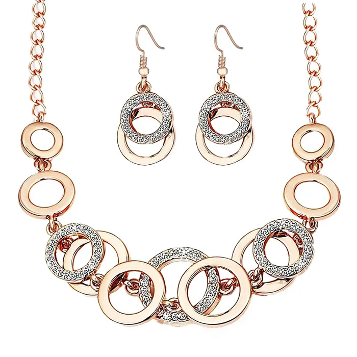 Yellow Chimes Necklaces Yellow Chimes Choker Necklace Set for Women Rose Gold Circles of Love Crystals Fashion Choker Necklace Set Jewellery Set for Women and Girls Yellow Chimes Necklaces Yellow Chimes Choker Necklace Set for Women Rose Gold Circles of Love Crystals Fashion Choker Necklace Set Jewellery Set for Women and Girls