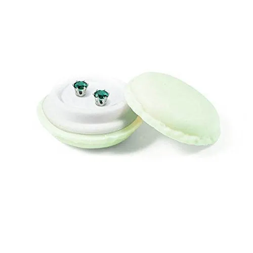 Yellow Chimes Necklaces Yellow Chimes Crystal from Swarovski Stud Earrings in Macaroon Box for Women and Girls Emerald