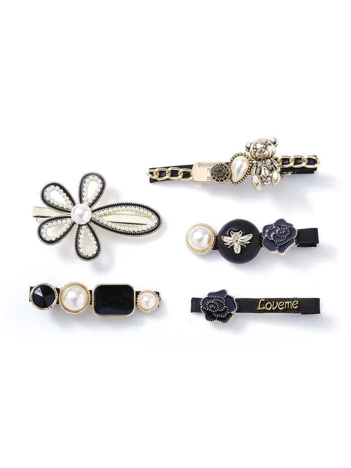 Yellow Chimes Necklaces Yellow Chimes Hair Clips for Women 5 PCs Hair Clips for Girls Crystal Black Hairclips Hairpins Hair Accessories for Women and Girls Yellow Chimes Necklaces Yellow Chimes Hair Clips for Women 5 PCs Hair Clips for Girls Crystal Black Hairclips Hairpins Hair Accessories for Women and Girls