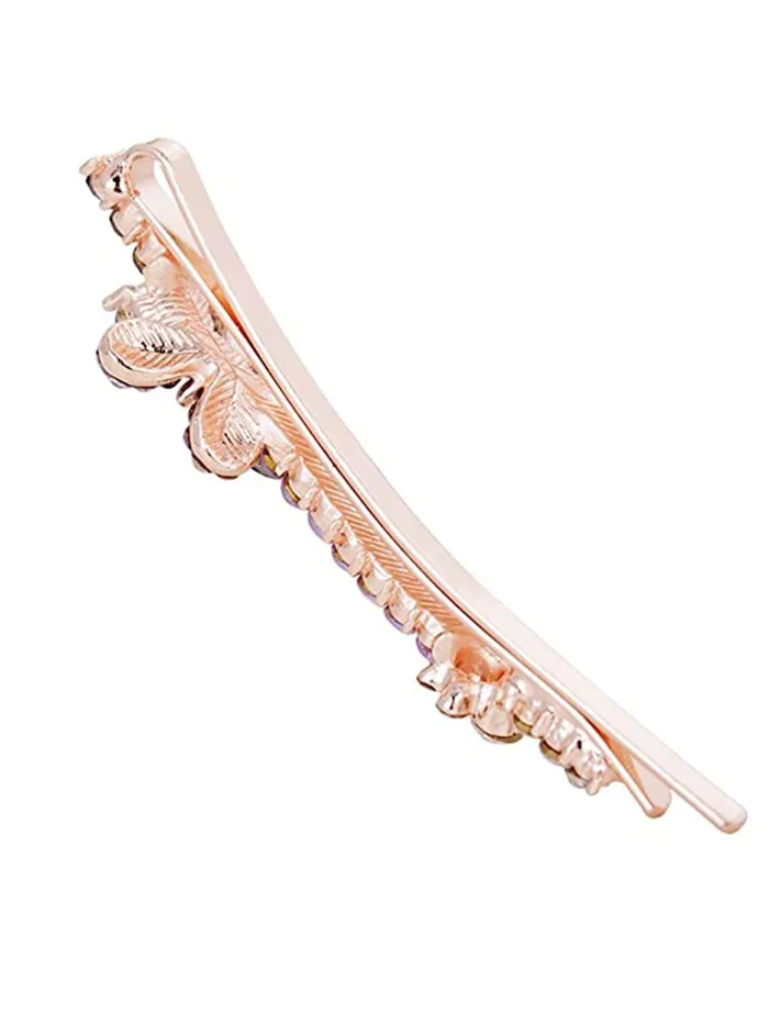 Yellow Chimes Necklaces Yellow Chimes Hair Pins for Women Girls Hair Accessories for Women Hair Pin 2 Pcs Crystal Blue Cute Floral Bobby Pins for Hair Pins for Girls Bobby Pins fro women Gift for Women and Girls