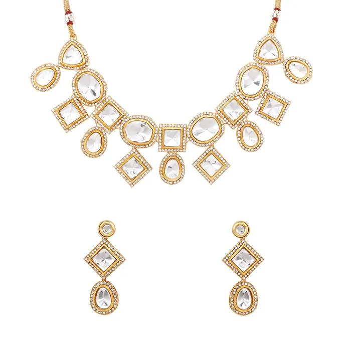 Yellow Chimes Necklaces Yellow Chimes Jewellery Set for Women and Girls Kundan Necklace Set Gold Plated Kundan Choker Necklace Set Birthday Gift for girls and women Anniversary Gift for Wife Yellow Chimes Necklaces Yellow Chimes Jewellery Set for Women and Girls Kundan Necklace Set Gold Plated Kundan Choker Necklace Set Birthday Gift for girls and women Anniversary Gift for Wife