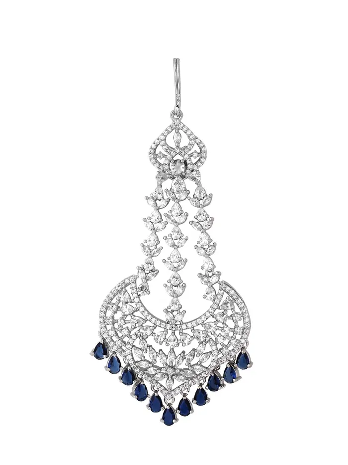 Yellow Chimes Necklaces Yellow Chimes Maang Tikka for Women Beautiful ADAmerican Diamond Studded Rhodium Plated Crystal Maang Tikka for Women and Girls Design 14 Yellow Chimes Necklaces Yellow Chimes Maang Tikka for Women Beautiful ADAmerican Diamond Studded Rhodium Plated Crystal Maang Tikka for Women and Girls Design 14