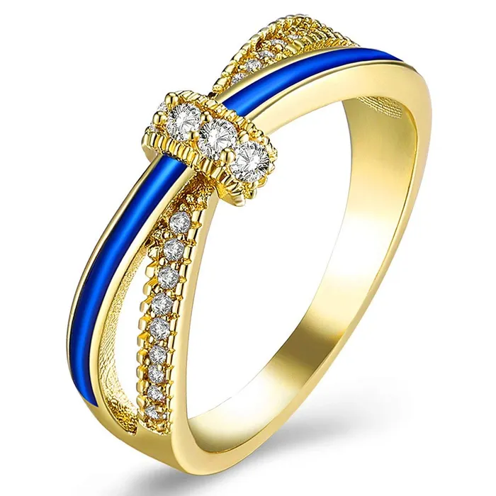 Yellow Chimes Necklaces Yellow Chimes Rings for Women Romantic Love Knot Prong Setting 18K Gold Plated White Crystal and Blue Colore Ring for Women Girls Size US 6 Yellow Chimes Necklaces Yellow Chimes Rings for Women Romantic Love Knot Prong Setting 18K Gold Plated White Crystal and Blue Colore Ring for Women Girls Size US 6