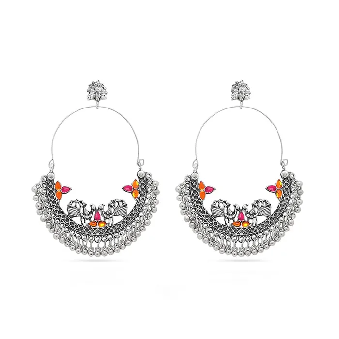 Yellow Chimes Oxidised Earrings for Women Silver Oxidised Peacock Chand Bali Earrings for Women and Girls Yellow Chimes Bracelets Yellow Chimes Oxidised Earrings for Women Silver Oxidised Peacock Chand Bali Earrings for Women and Girls Yellow Chimes Bracelets