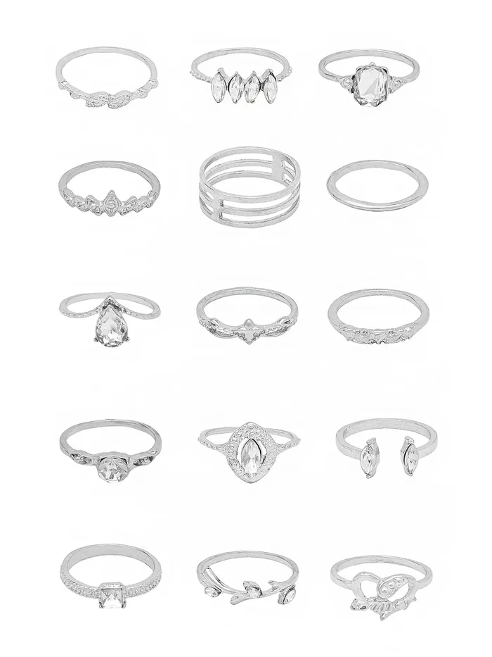 Yellow Chimes Rings for Women Girls Stack Rings for Girls Silver Tone Crystal Multi Designed Stack Ring for Women Birthday Gift For girls women Anniversary Gift for Wife Yellow Chimes Earrings Yellow Chimes Rings for Women Girls Stack Rings for Girls Silver Tone Crystal Multi Designed Stack Ring for Women Birthday Gift For girls women Anniversary Gift for Wife Yellow Chimes Earrings