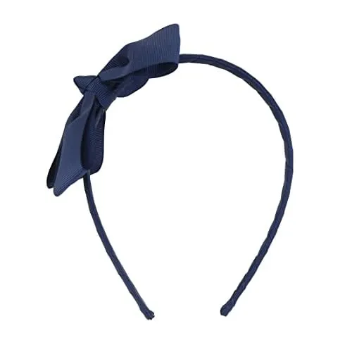 Yellow Chimes Rings Kairangi Hair Bands for Girls Kids Hair Accessories for Girls Baby Hair Band 2 Pcs Stretcheable Head Band Blue Floral Hairband for Girls Kids Bow Hair Band for Girls Kids Toddlers