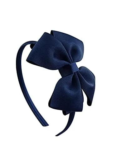 Yellow Chimes Rings Kairangi Hair Bands for Girls Kids Hair Accessories for Girls Baby Hair Band 2 Pcs Stretcheable Head Band Blue Floral Hairband for Girls Kids Bow Hair Band for Girls Kids Toddlers