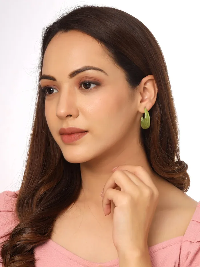 Yellow Chimes Rings Yellow Chimes Earrings for Women and Girls Multicolor Hoops Earrings Combo Gold Plated 3 Pairs Combo Hoop Earrings for Women Birthday Gift for girls and women Anniversary Gift for Wife