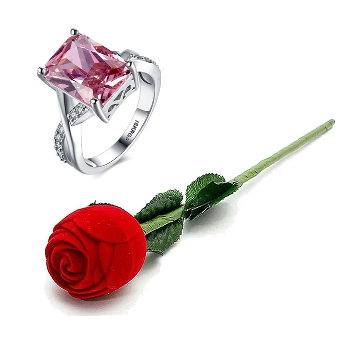 Yellow Chimes Rings Yellow Chimes Valentines Gift Combo of Crystals from Swarovski Pink Designer Ring in Red Velvet Rose Ring Box for Women and Girls Yellow Chimes Rings Yellow Chimes Valentines Gift Combo of Crystals from Swarovski Pink Designer Ring in Red Velvet Rose Ring Box for Women and Girls