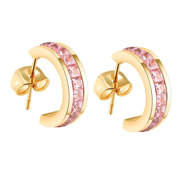 Yellow Chimes Rings Yellow Chimes Western Style Stainless Steel Never Fading Designer Earrings for Women Girls Gold Yellow Chimes Rings Yellow Chimes Western Style Stainless Steel Never Fading Designer Earrings for Women Girls Gold