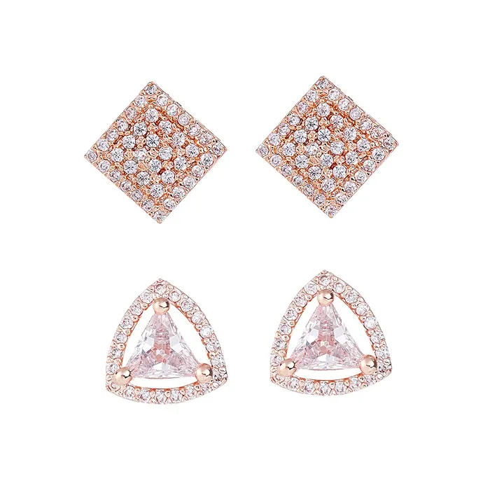 Yellow Chimes Stud Earrings for Women Classic ADAmerican Diamond Earrings Rose Gold Plated Combo of 2 Pairs Stud Earrings for Women and Girls Yellow Chimes Necklaces Yellow Chimes Stud Earrings for Women Classic ADAmerican Diamond Earrings Rose Gold Plated Combo of 2 Pairs Stud Earrings for Women and Girls Yellow Chimes Necklaces
