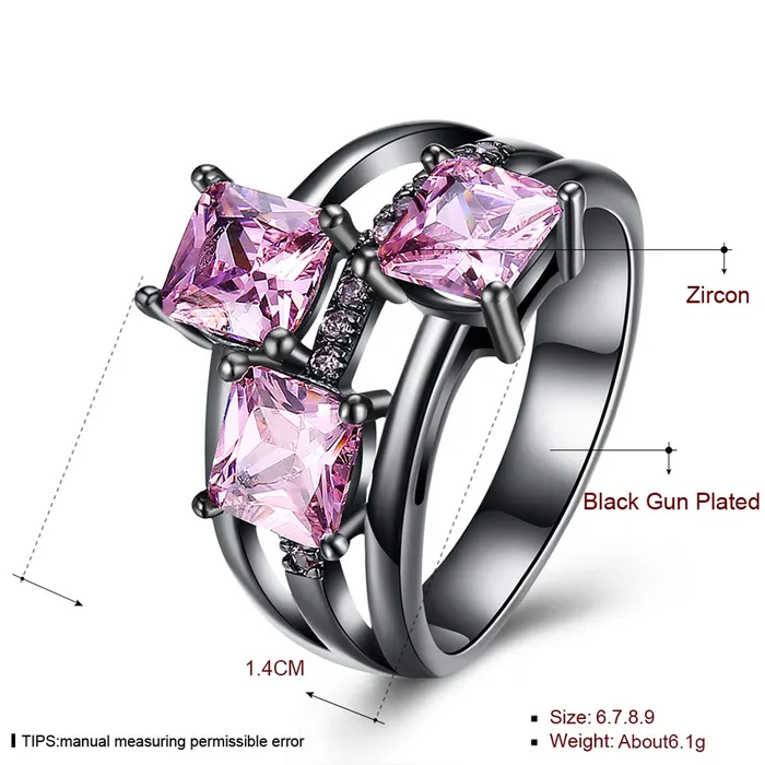 Yellow Chimes Tri Square Designer Ring for Women Girls Yellow Chimes Necklaces