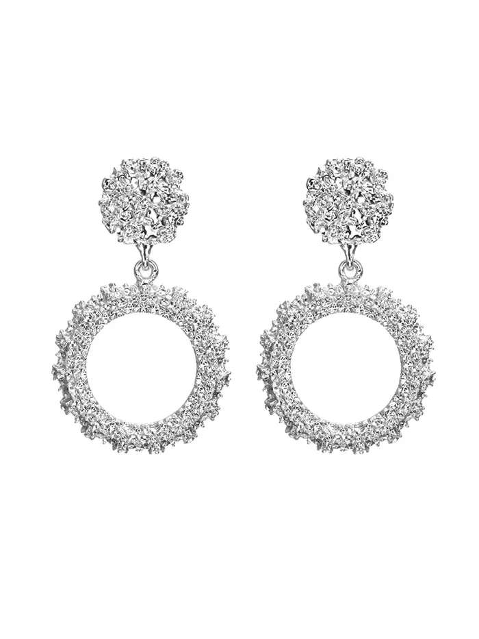 Yellow Chimes Yellow Chimes Drop Earrings for Women SilverPlated Textured Geometric Circle Drop Earrings For Women and Girls Bracelets Yellow Chimes Yellow Chimes Drop Earrings for Women SilverPlated Textured Geometric Circle Drop Earrings For Women and Girls Bracelets
