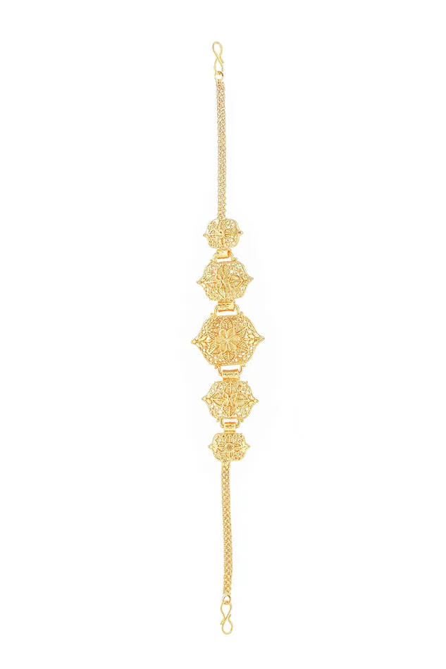 Yellow Chimes Yellow Chimes Ethnic One Gram Gold Designer Antique Golden Long Traditional Wedding Necklace set Jewellery Set for Women Girls Earrings