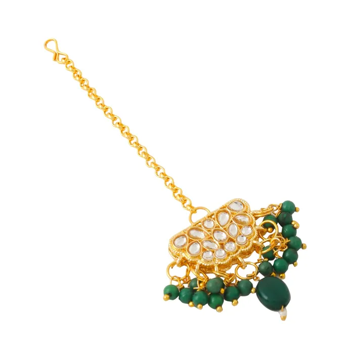 Yellow Chimes Yellow Chimes Jewellery Set for Women and Girls Kundans Necklaces Set Gold Plated Multilayer Beads Beaded Kundan Necklace Set Birthday Gift for girls and women Anniversary Gift for Wife Necklaces