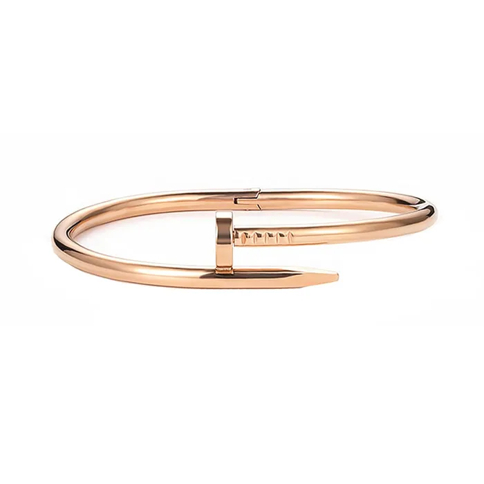 Yellow Chimes Yellow Chimes Kada Bracelet for Women Stainless Steel Rose Gold Plated Statement Style Screw Kada Bracelet for Women and Girls Rings Yellow Chimes Yellow Chimes Kada Bracelet for Women Stainless Steel Rose Gold Plated Statement Style Screw Kada Bracelet for Women and Girls Rings