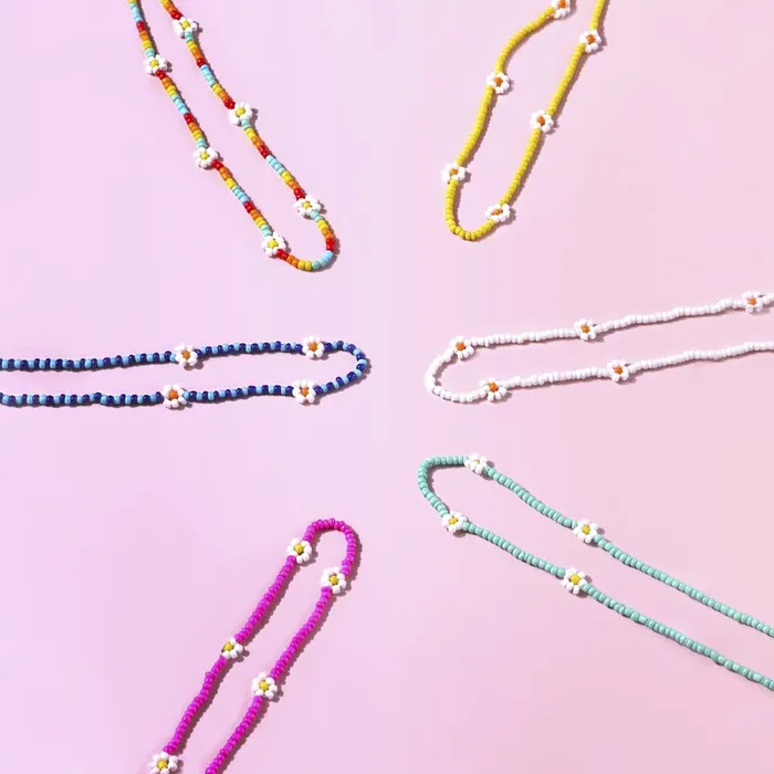 Yellow Chimes Yellow Chimes Necklace for Women and Girls Beaded Necklace for Women Multicolor Combo of 6 Pcs Beaded Choker Necklace for Girls Birthday Gift for girls and women Anniversary Gift for Wife Rings