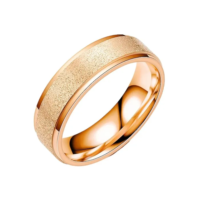 Yellow Chimes Yellow Chimes Rings for Men Rose Gold Plated Stainless Steel Band Designed Ring for Men and Boys Rings