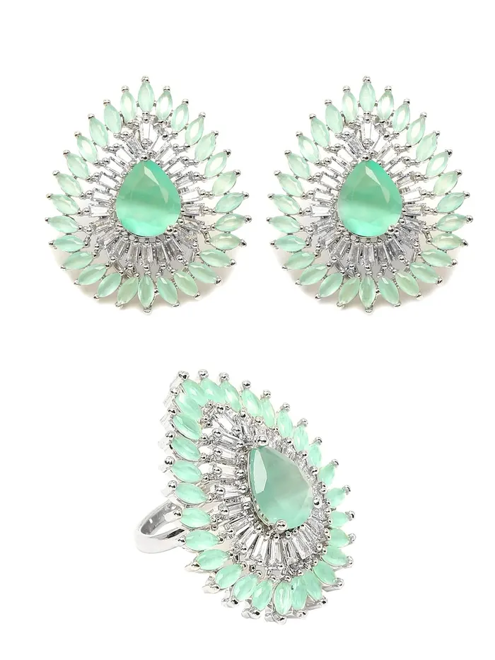 Yellow Chimes Yellow Chimes Rings for Women American Diamond Ring RhodiumPlated Pestal ADStudded Floral Finger Ring For Women and Girls Combo 2 Necklaces Yellow Chimes Yellow Chimes Rings for Women American Diamond Ring RhodiumPlated Pestal ADStudded Floral Finger Ring For Women and Girls Combo 2 Necklaces