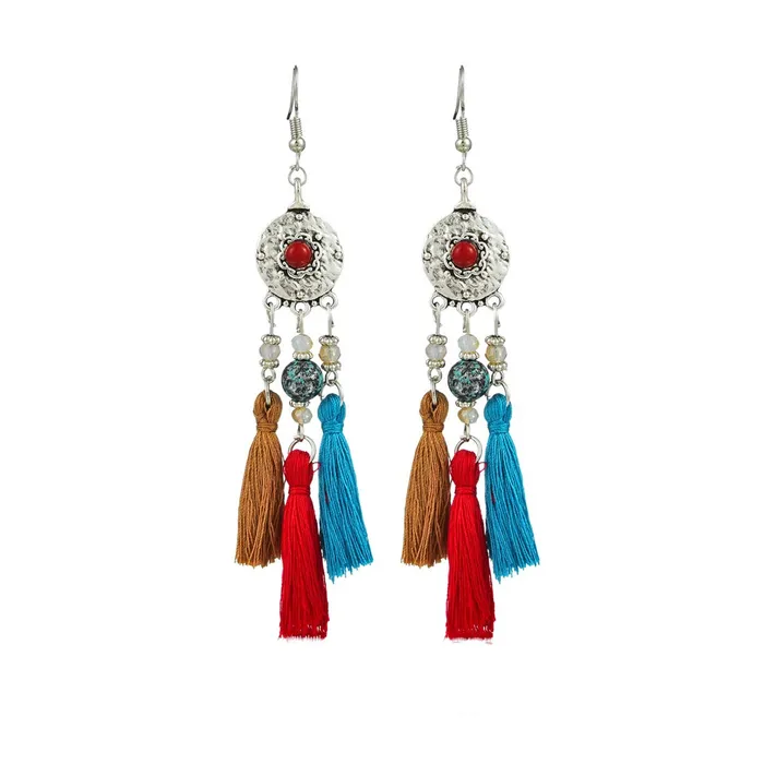 Yellow Chimes Yellow Chimes Tribal Fashion Tassel Earring for Women Girls Earrings
