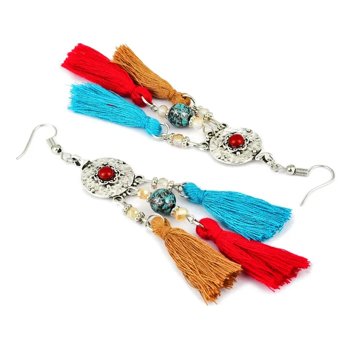 Yellow Chimes Yellow Chimes Tribal Fashion Tassel Earring for Women Girls Earrings