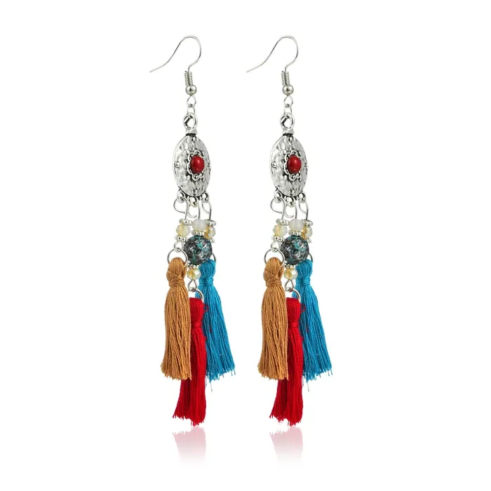 Yellow Chimes Yellow Chimes Tribal Fashion Tassel Earring for Women Girls Earrings
