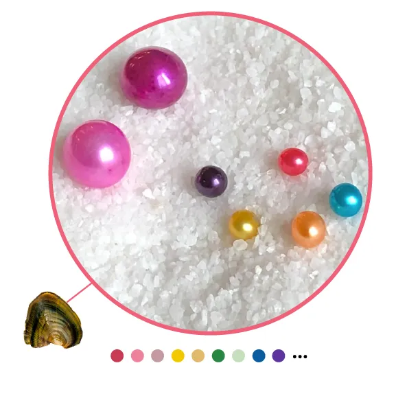 YFB01 Baby Pearls 35mm in Freshwater Oyster Necklaces